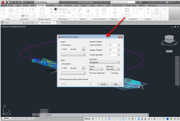 Creating Animations in AutoCAD-7
